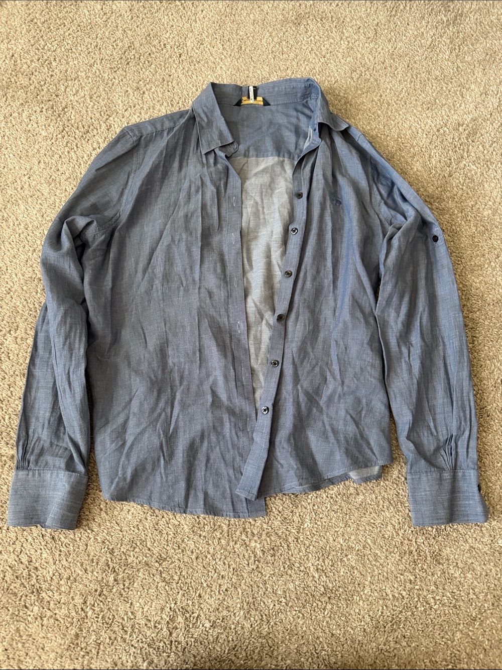 Brooks Brothers Button-Up Shirt in Heather Gray